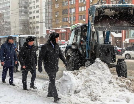 Выпавший снег достиг 38 сантиметров в Уфе за выходные