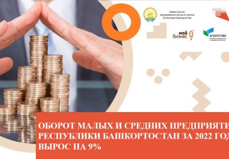 Оборот малых и средних предприятий Республики Башкортостан за 2022 год вырос на 9%