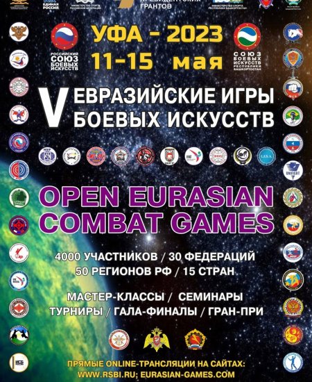 В Уфу на V открытые Евразийские игры боевых искусств приедут более 4 тысяч спортсменов