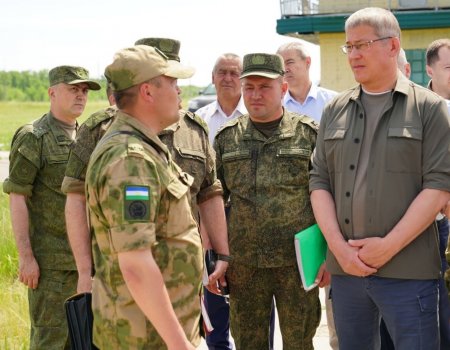 Радий Хабиров рассказал о работе на месте боевого слаживания добровольческого полка «Башкортостан»
