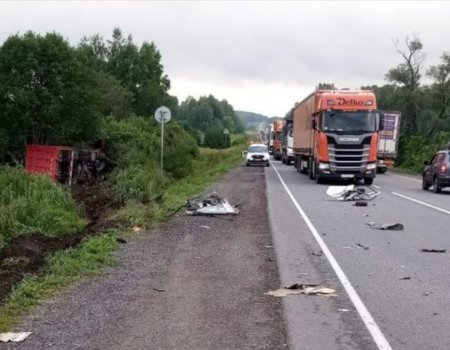 В Башкортостане в результате ДТП на 1507 км автодороги Самара - Уфа - Челябинск скончался пассажир