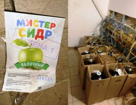 В Башкирии выявили 13 тысяч литров смертельно опасного напитка «Мистер Сидр»