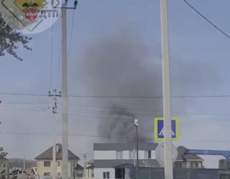 Столб дыма со стороны Нагаево вызвал беспокойство у жителей Уфы