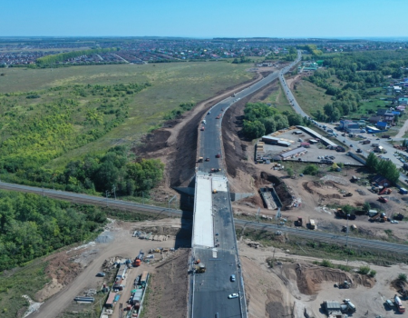 Строительство нового путепровода вблизи Зинино завершится до конца августа
