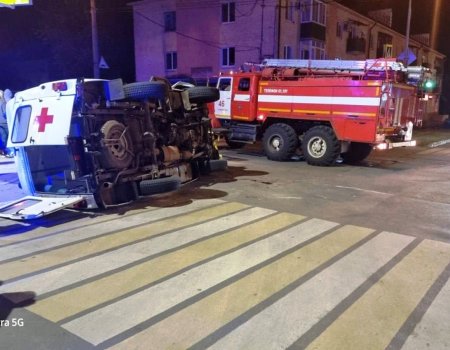 В дорожной аварии в Башкирии пострадала машина скорой помощи