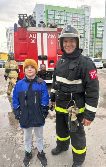 Уфимский школьник предотвратил пожар в микрорайоне Яркий