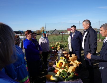 Глава Башкортостана встретился с жителями деревни Тузлубино Балтачевского района