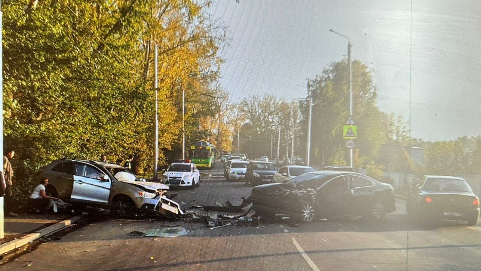 В Башкортостане в лобовом столкновении Mitsubishi и Mazda пострадали два  человека » Новости Башкортостана - главные новости Башкирии сегодня