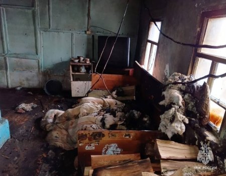 В результате пожара в Башкирии погиб пожилой мужчина
