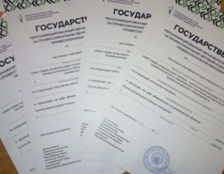 В Башкирии выдано 707 образовательных сертификатов на профобучение стоимостью 11,2 млн рублей