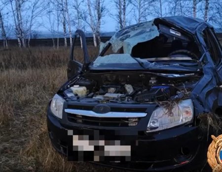 В Башкортостане опрокинулась «Лада Гранта»: водитель погиб, двое пассажиров выжили