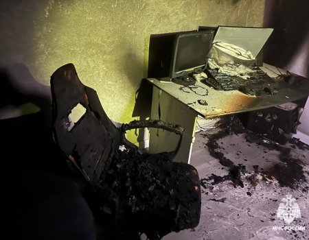В Башкирии из-за оставленных включенными электроприборов произошел пожар в квартире
