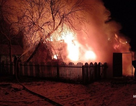 В Башкирии при пожаре обнаружены фрагменты тела
