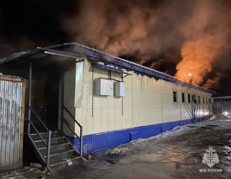 В Башкирии на трассе М5 «Урал» сгорела столовая
