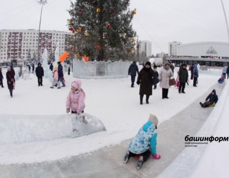 В Уфе из-за оттепели перенесли открытие нескольких ледовых городков