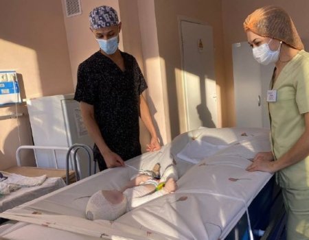 В Уфе врачи пересадили кожу обожжённому кипятком 6-месячному мальчику