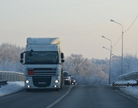 В Башкирии 1 февраля ограничат движение грузовиков на участке трассы М-5 «Урал»