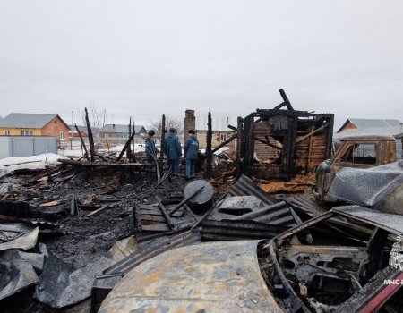 В ночном пожаре в Башкирии погибла семья с маленькими детьми