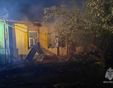В Башкирии при пожаре в доме мужчина получил ожоги
