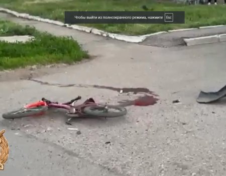 В Башкирии девочка на велосипеде скончалась после наезда автомобиля