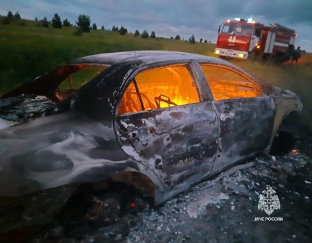 В Башкирии 63-летний водитель мог сгореть в своей Toyota Corolla