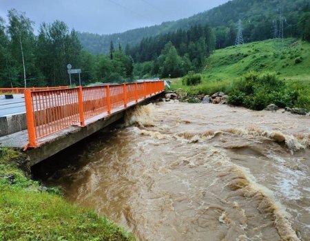 После обильных осадков в реках Башкирии поднялся уровень воды