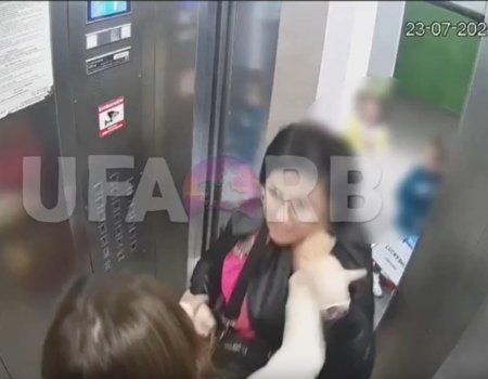 В Уфе две женщины при детях подрались в лифте