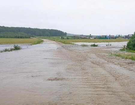 В Башкирии дожди заливают дороги и посёлки в горах и в Зауралье